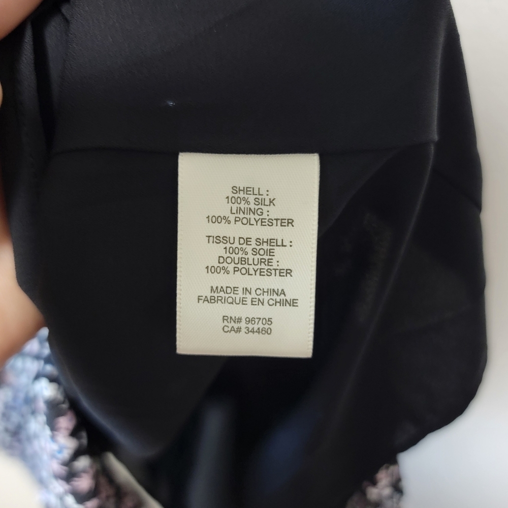 Rebecca Taylor Pop Ditsy Flower Silk Tie Waist Knee Length NWT Dress - Picture 7 of 10